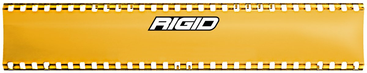 RIGID Industries SR-Series Pro 10 Inch LED Light Bar Cover in amber-tinted lens