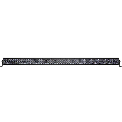 RIGID Industries 50-inch E-Series Pro Midnight spot light bar, black housing with integrated mounting tabs