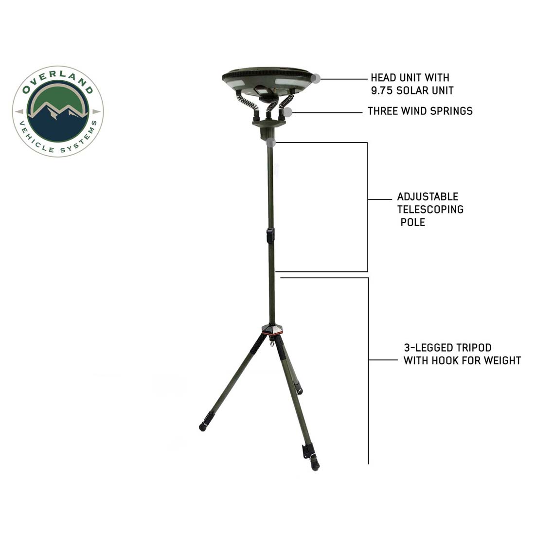 UFO Solar Light Light Pods & Speaker - Camping Light Overland Vehicle Systems-4x4 Mega Store