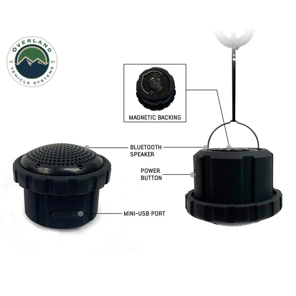 UFO Solar Light Light Pods & Speaker - Camping Light Overland Vehicle Systems-4x4 Mega Store