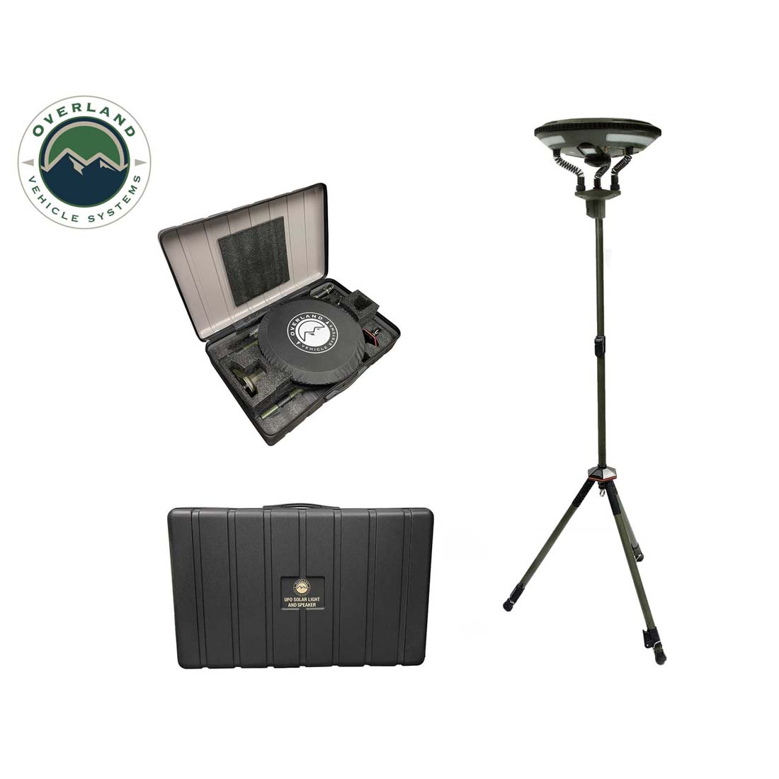 UFO Solar Light Light Pods & Speaker - Camping Light Overland Vehicle Systems-4x4 Mega Store