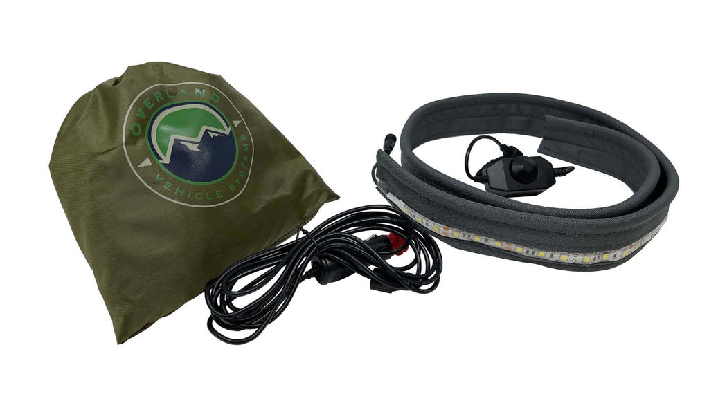 Overland Vehicle Systems roof top tent and awning lighting upgrade kit