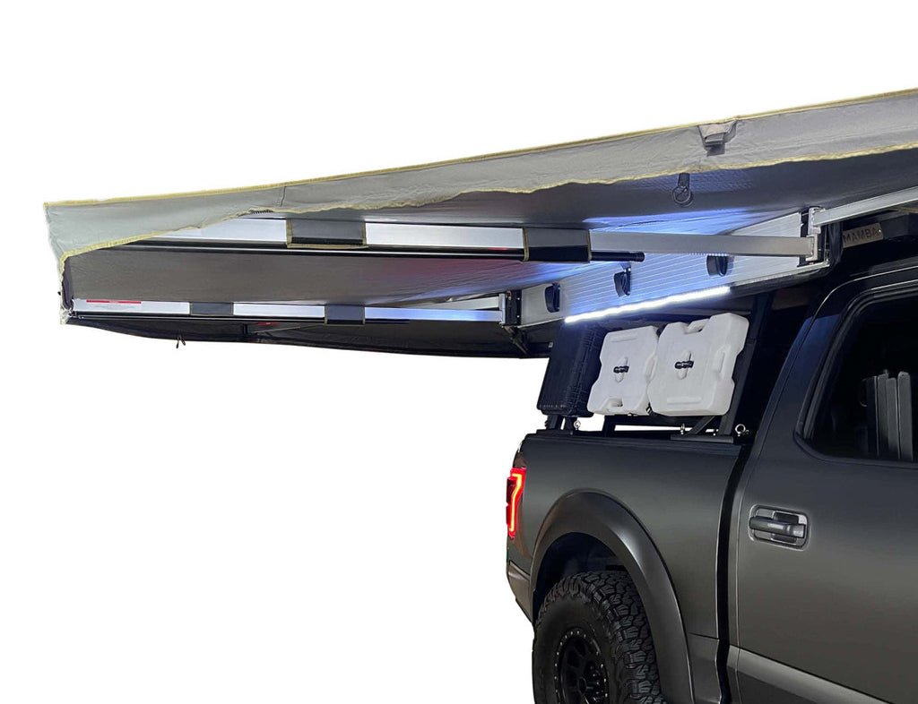 Overland Vehicle Systems roof top tent interior lighting upgrade kit with wiring and mounting hardware