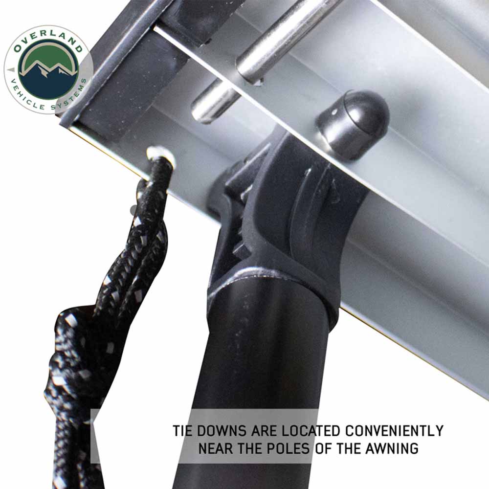 Nomadic Awning 4.5 The Perfect 4.5 Awning with Black Cover Overland Vehicle Systems-4x4 Mega Store