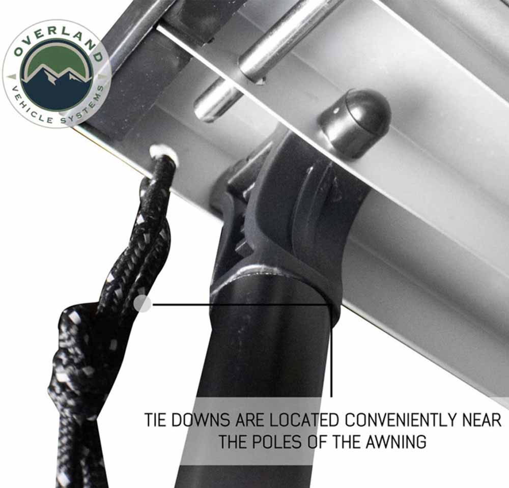 Nomadic Awning 2.0 - 6.5' with Black Cover Overland Vehicle Systems-4x4 Mega Store