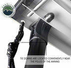 Nomadic Awning 2.0 - 6.5' with Black Cover Overland Vehicle Systems-4x4 Mega Store