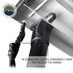 Nomadic Awning 2.5 - 8.0 ft. with Black Cover Overland Vehicle Systems-4x4 Mega Store