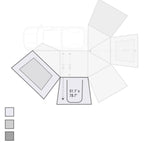 Nomadic Awning 270 for Driver Side Wall 1 270 Awning Wall 1 Overland Vehicle Systems-4x4 Mega Store