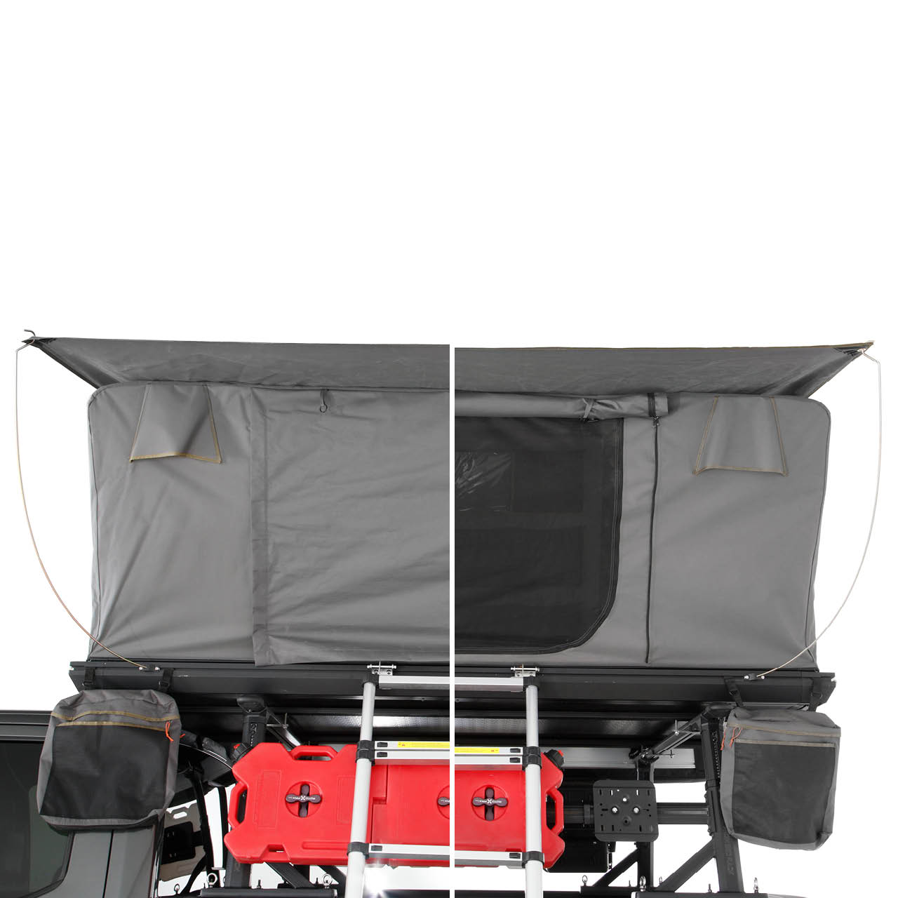 Aluminum Clam Shell Roof Top Tent Sidewinder Side Opening Overland Vehicle Systems-4x4 Mega Store