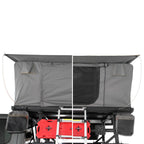 Aluminum Clam Shell Roof Top Tent Sidewinder Side Opening Overland Vehicle Systems