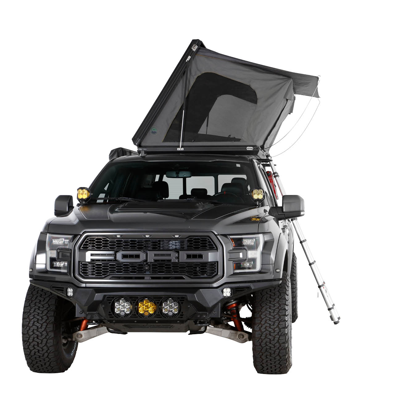 Aluminum Clam Shell Roof Top Tent Sidewinder Side Opening Overland Vehicle Systems-4x4 Mega Store