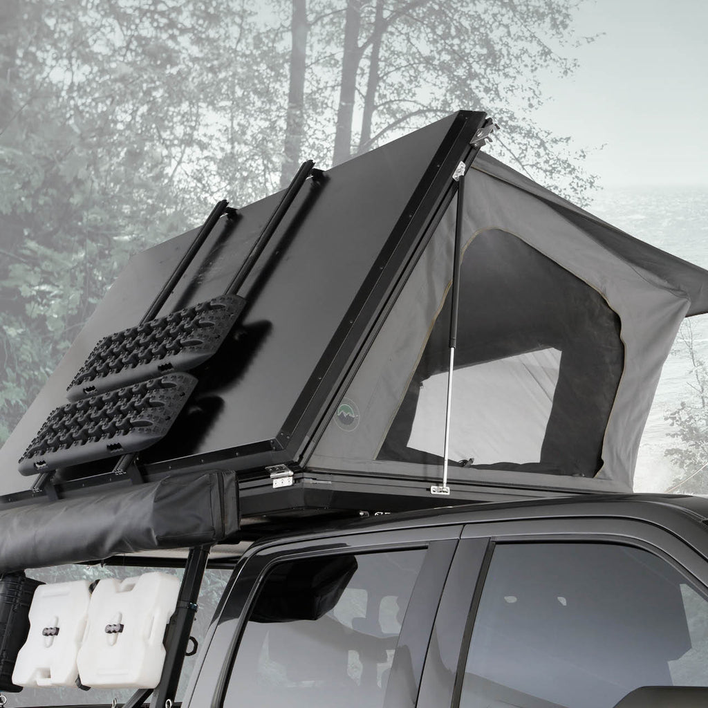 Aluminum Clam Shell Roof Top Tent Sidewinder Side Opening Overland Vehicle Systems-4x4 Mega Store