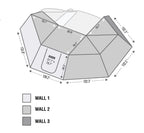 OVS Nomadic 270 Awning Wall 3 Shop Now Overland Vehicle Systems-4x4 Mega Store