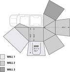 OVS Nomadic 270 Awning Wall 3 Shop Now Overland Vehicle Systems-4x4 Mega Store