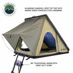 LD TMON Clamshell Aluminum Hard Shell Roof Top Tent Overland Vehicle Systems-4x4 Mega Store