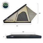 LD TMON Clamshell Aluminum Hard Shell Roof Top Tent Overland Vehicle Systems-4x4 Mega Store
