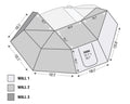 Nomadic 270 Awning Wall Kit Enhance Your Outdoor Experience Overland Vehicle Systems-4x4 Mega Store