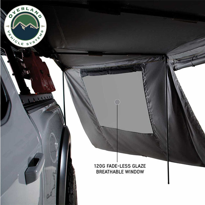 Nomadic Awning 180 Degree Side Wall with Window Overland Vehicle Systems-4x4 Mega Store
