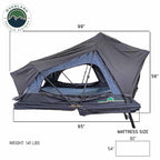 XD Sherpa S2S - Soft Sided Roof Top Tent, 2 Person, Grey Body and Black Rainfly Overland Vehicle Systems-4x4 Mega Store