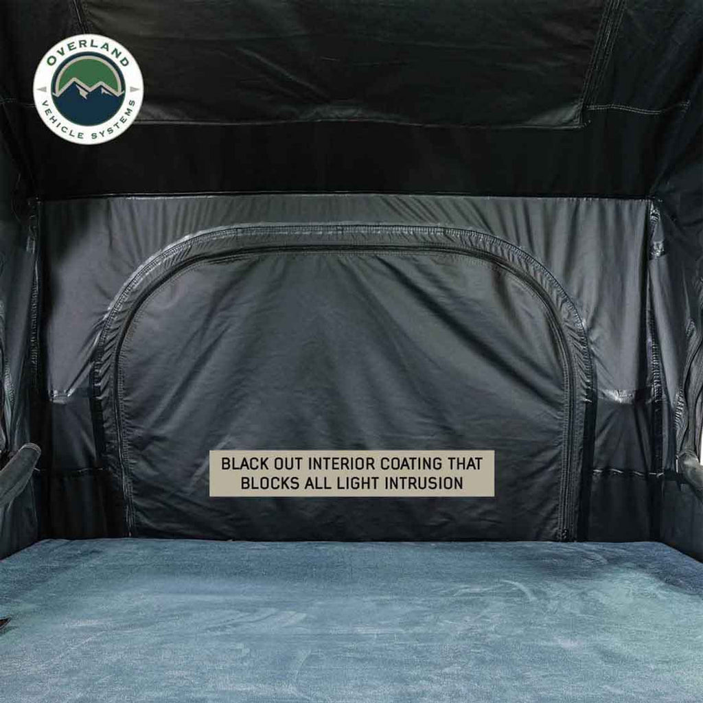 XD Sherpa S3S - Soft Sided Roof Top Tent, 3 Person, Grey Body and Black Rainfly Overland Vehicle Systems-4x4 Mega Store