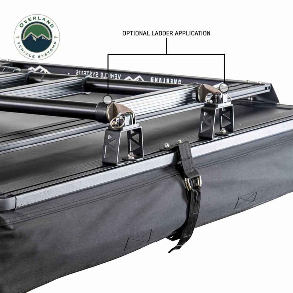XD Sherpa S4S - Soft Sided Roof Top Tent, 4 Person, Grey Body and Black Rainfly Overland Vehicle Systems-4x4 Mega Store