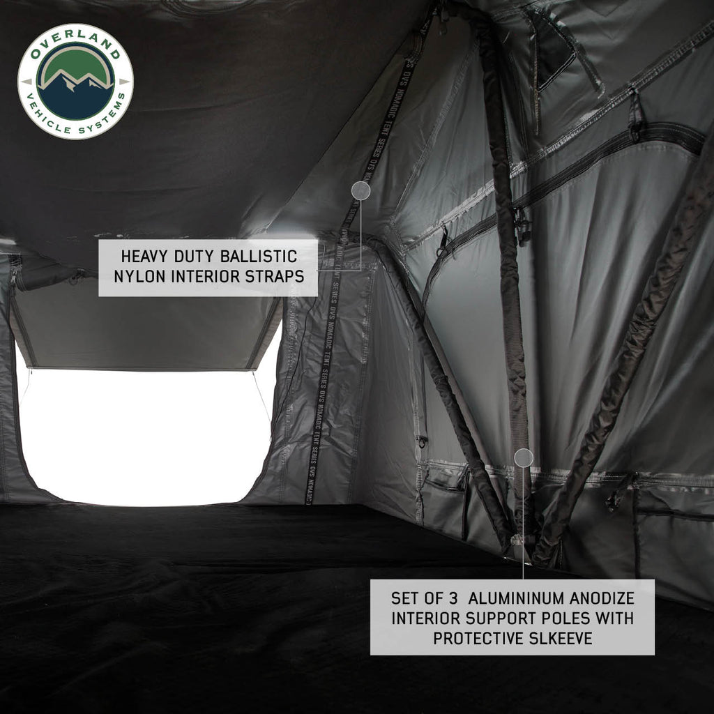 Extended Roof Top Tent - The Perfect 4 Person Roof Top Tent Overland Vehicle Systems-4x4 Mega Store