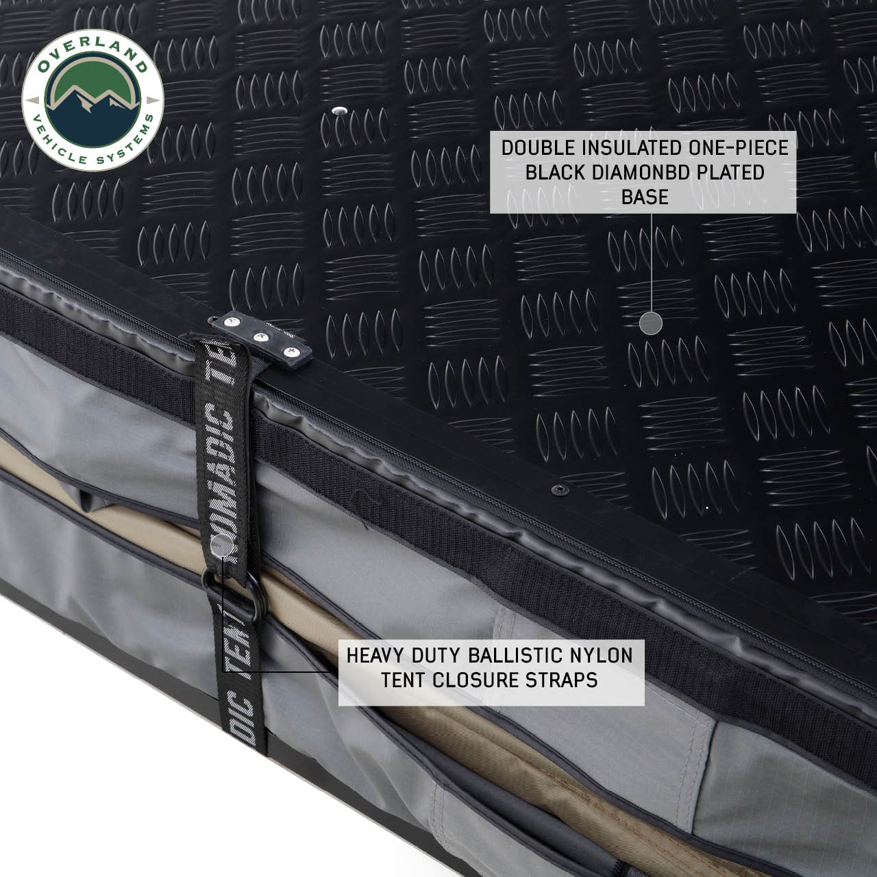 Extended Roof Top Tent - The Perfect 4 Person Roof Top Tent Overland Vehicle Systems-4x4 Mega Store