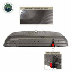 HD Bundu 2 - Hard Shell Roof Top Tent, 2 Person, Grey Body and Black Rainfly Overland Vehicle Systems