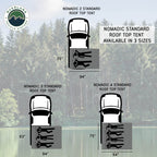 Nomadic 2 Standard Roof Top Tent Roof Top Tent 2 Person Overland Vehicle Systems-4x4 Mega Store