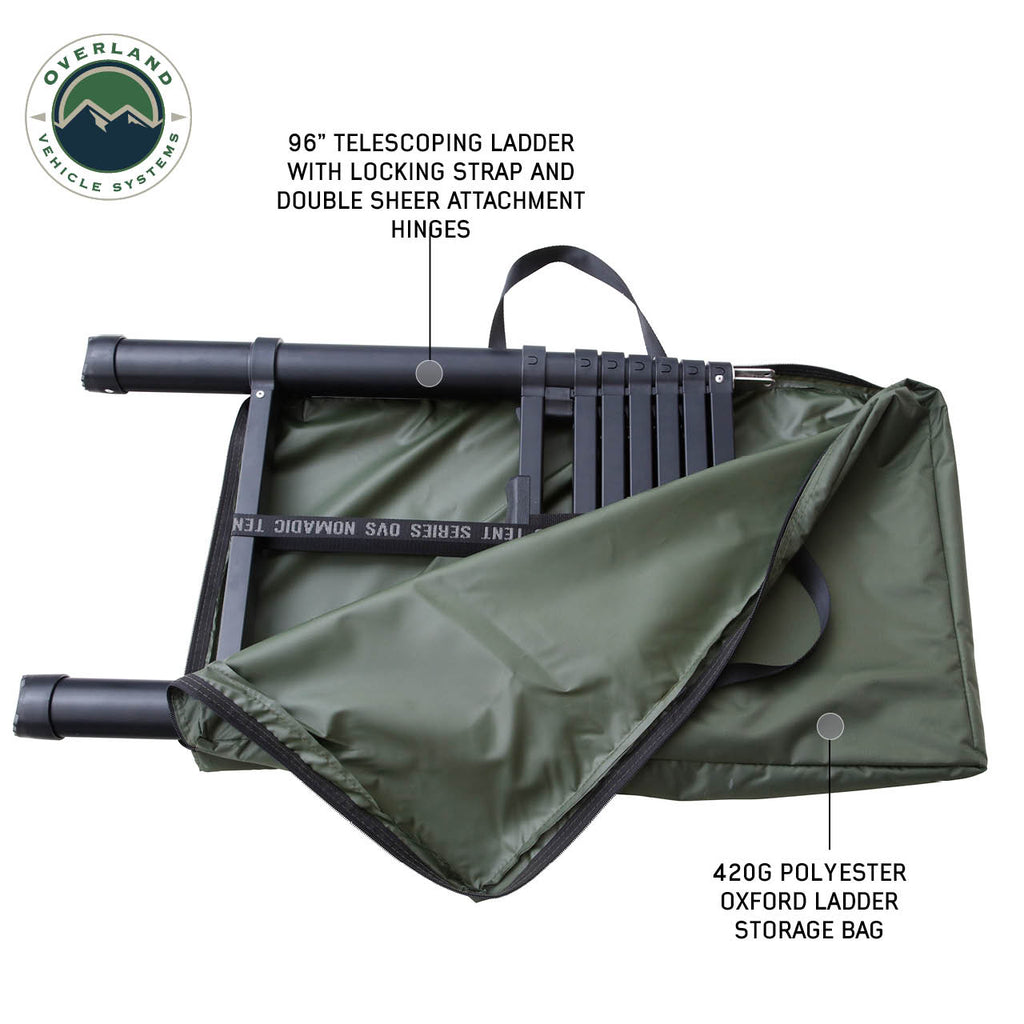 Nomadic 3 Standard Roof Top Tent 3 Person Roof Top Tent Overland Vehicle Systems-4x4 Mega Store