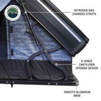 XD Everest 2 - Cantilever Aluminum Roof Top Tent, 2 Person, Grey Body and Black Rainfly Overland Vehicle Systems-4x4 Mega Store