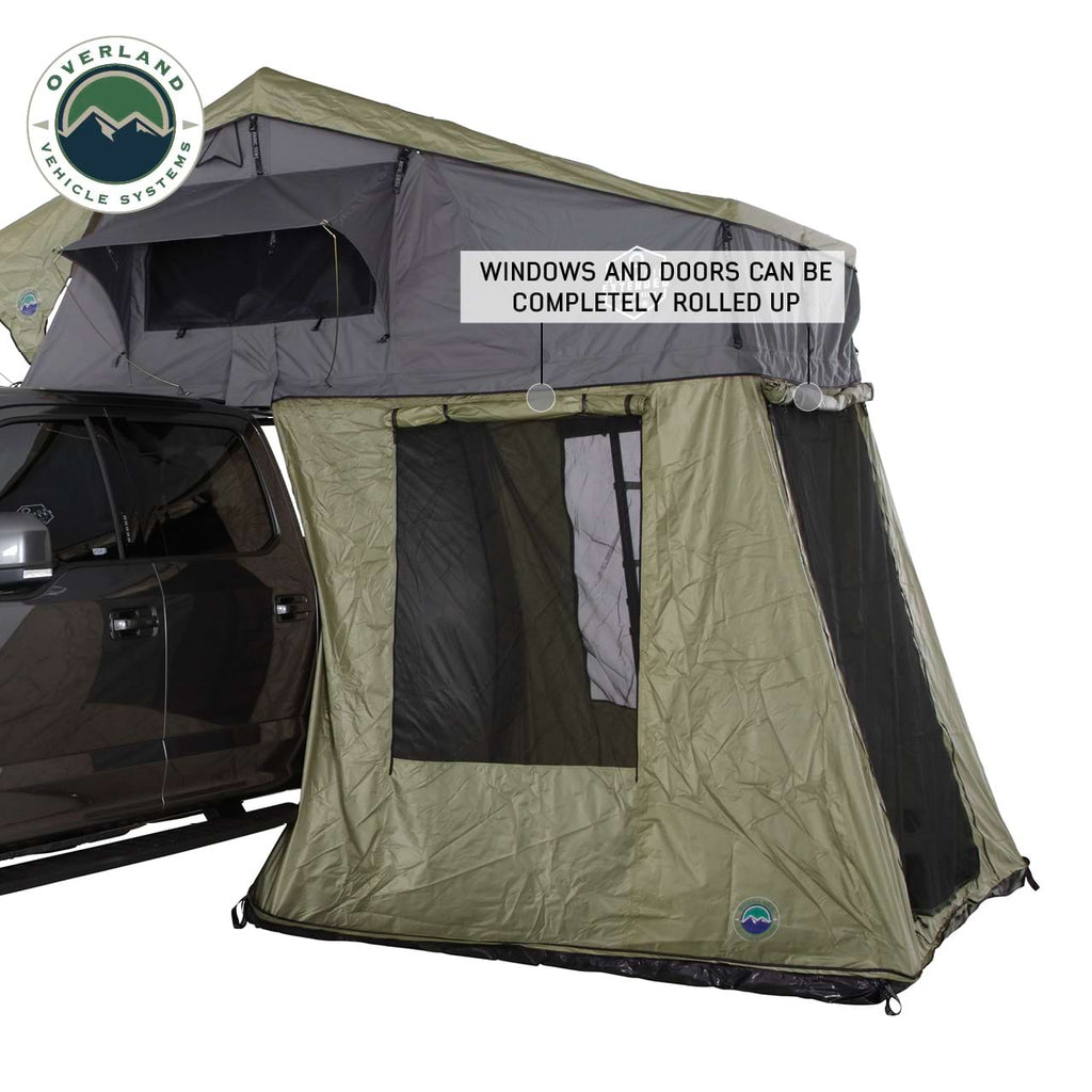 Nomadic 3 Roof Top Tent Annex Room With Floor & Cover Overland Vehicle Systems-4x4 Mega Store