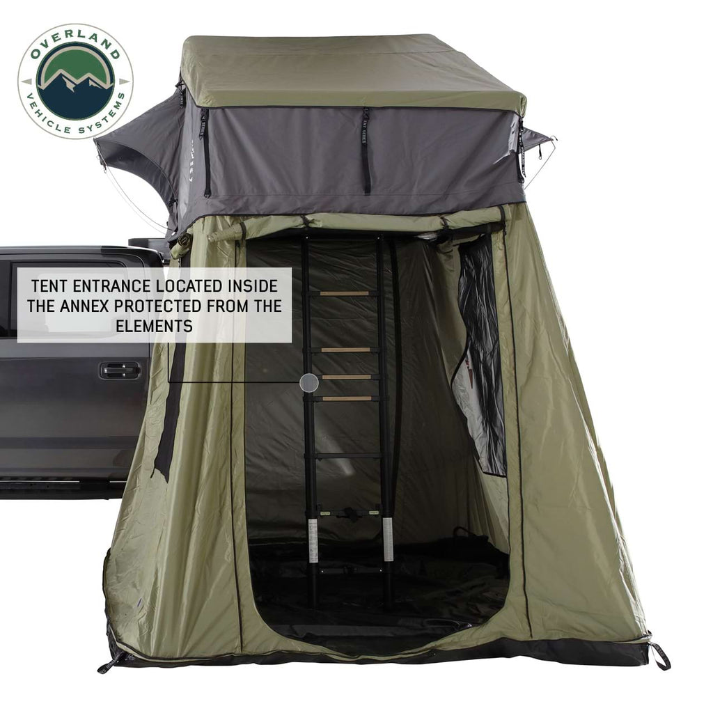 Nomadic 3 Roof Top Tent Annex Room With Floor & Cover Overland Vehicle Systems-4x4 Mega Store