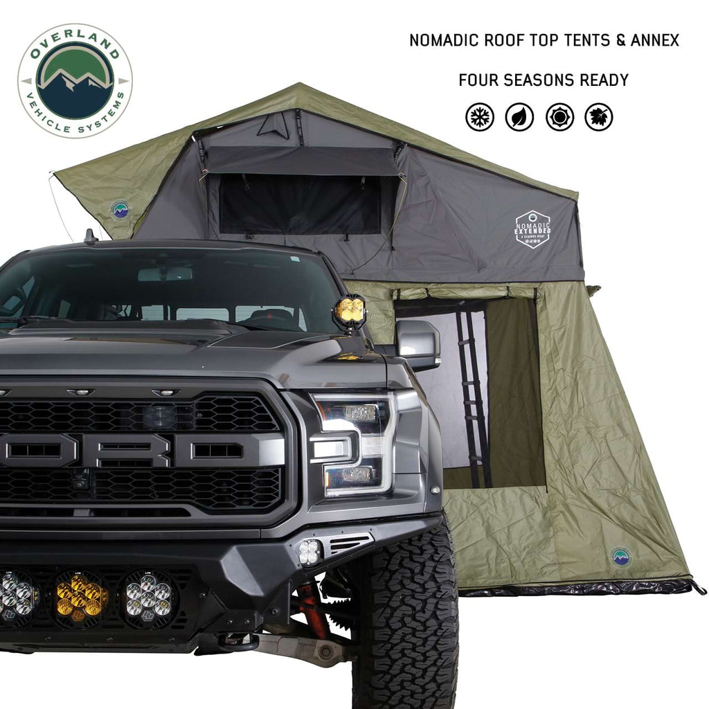 Nomadic 3 Roof Top Tent Annex Room With Floor & Cover Overland Vehicle Systems-4x4 Mega Store