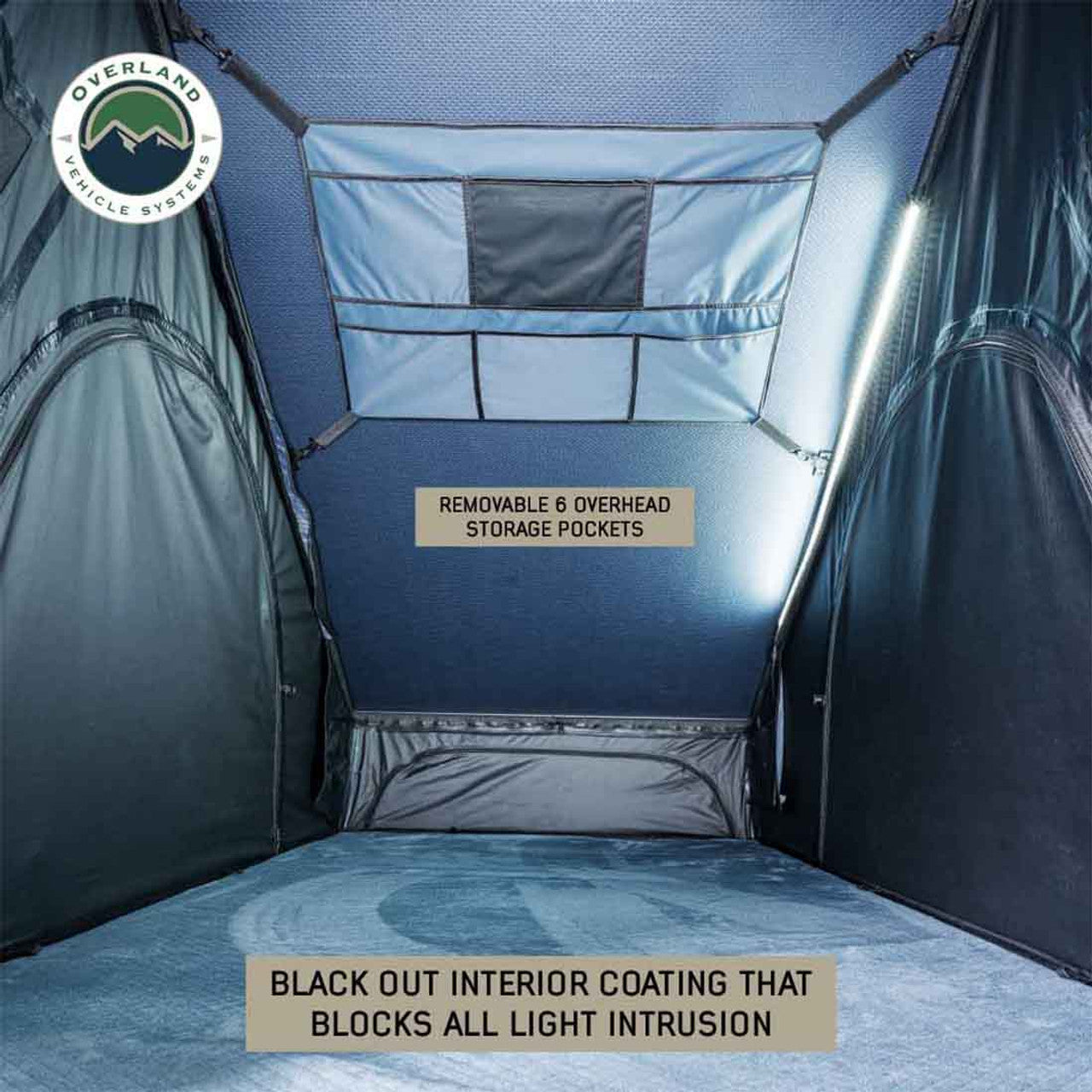 XD Lohtse - Clamshell Aluminum Roof Top Tent, 2 Person, Grey Body and Black Rainfly Overland Vehicle Systems-4x4 Mega Store