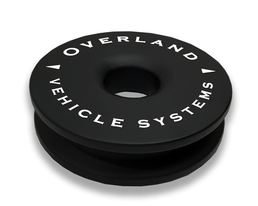 Soft Shackle Recovery Ring Combo Pack - 45,000 lb - Black Overland Vehicle Systems