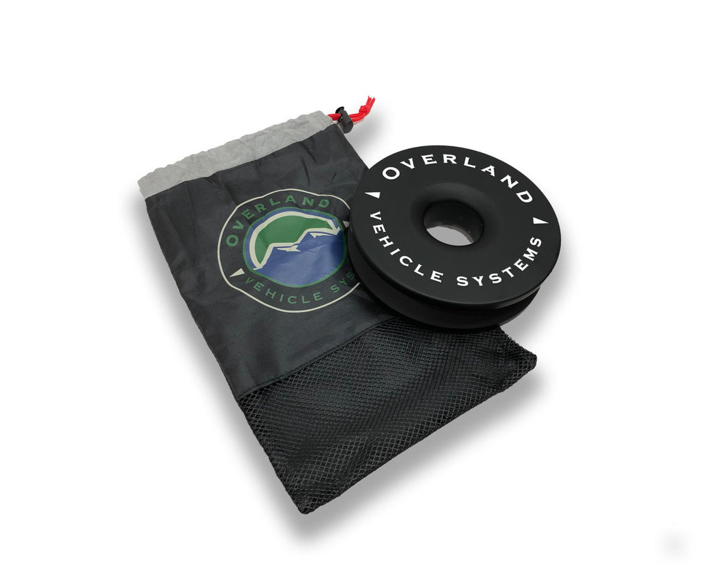 Soft Shackle Recovery Ring Combo Pack - 45,000 lb - Black Overland Vehicle Systems-4x4 Mega Store