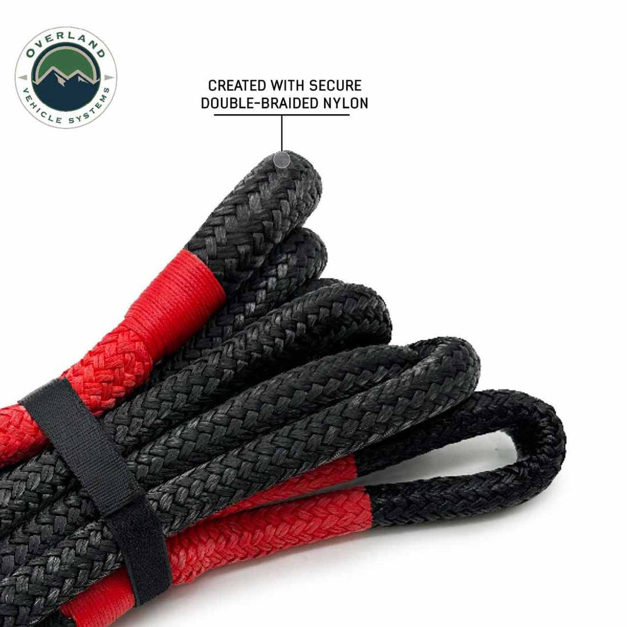 Brute Kinetic Recovery Rope 5/8 Inch x 20 Foot With Storage Bag Overland Vehicle Systems-4x4 Mega Store