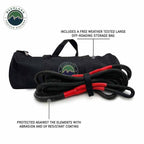 Brute Kinetic Recovery Rope 5/8 Inch x 20 Foot With Storage Bag Overland Vehicle Systems-4x4 Mega Store