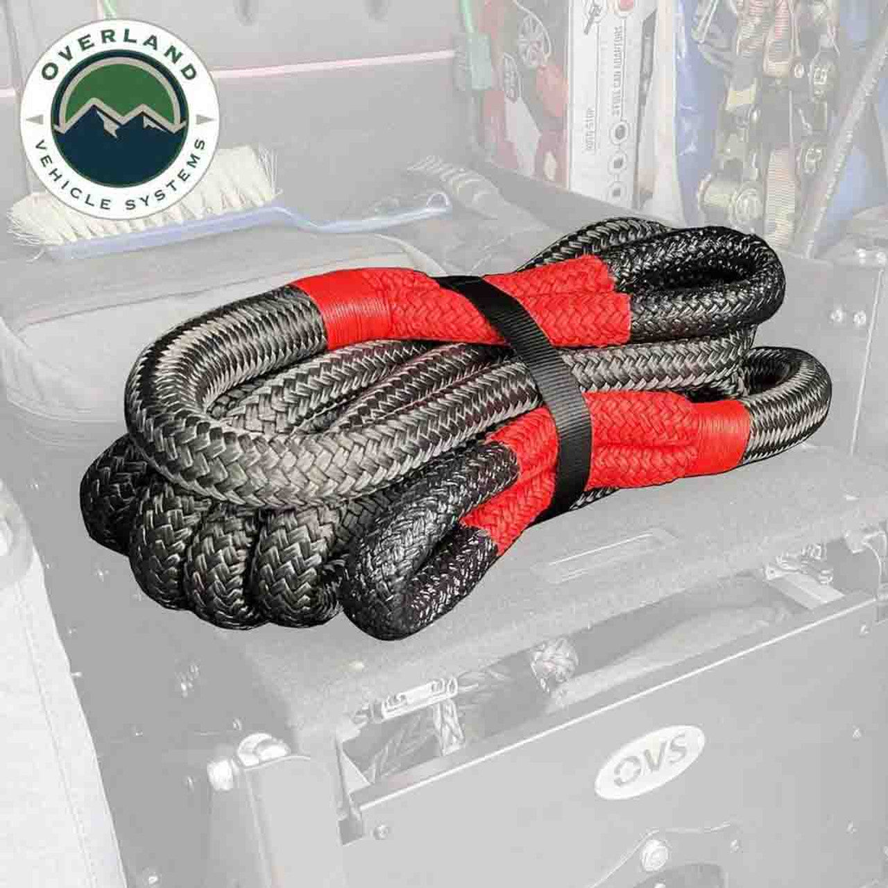 Brute Kinetic Recovery Rope 5/8 Inch x 20 Foot With Storage Bag Overland Vehicle Systems-4x4 Mega Store