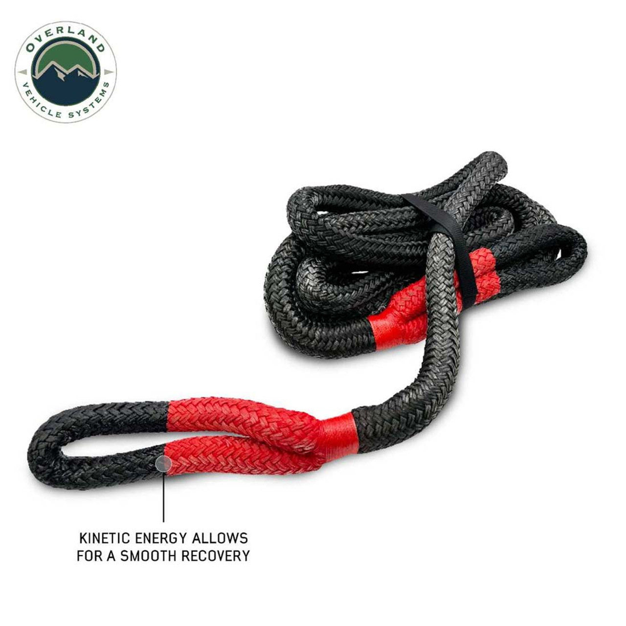 Brute Kinetic Recovery Rope 7/8 Inch x 20 Foot With Storage Bag Overland Vehicle Systems-4x4 Mega Store