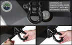 Recovery Shackle 19019901 3/4 4.75 Ton Black Overland Vehicle Systems-4x4 Mega Store