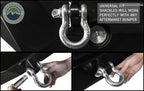 Recovery Shackle 3/4 4.75 Ton Zinc - D Ring Recovery Shackle Overland Vehicle Systems