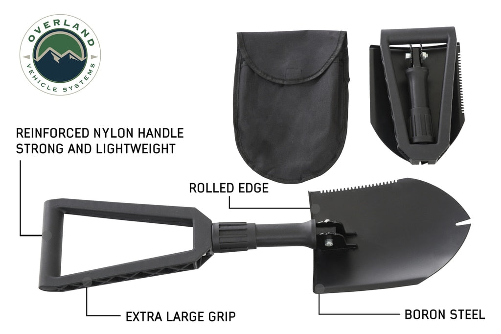 Multi Functional Military Style Utility Shovel for extreme Overland Vehicle Systems-4x4 Mega Store