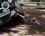 Tow Strap 20000 lbs - 2 x 30' Gray With Black Ends Overland Vehicle Systems-4x4 Mega Store
