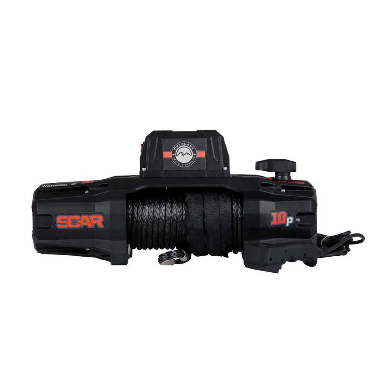 SCAR 10P - 10,000 lb. Winch With Synthetic Rope and Wireless Remote Overland Vehicle Systems-4x4 Mega Store