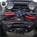 SCAR 10P - 10,000 lb. Winch With Synthetic Rope and Wireless Remote Overland Vehicle Systems-4x4 Mega Store