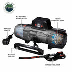 SCAR 10P - 10,000 lb. Winch With Synthetic Rope and Wireless Remote Overland Vehicle Systems-4x4 Mega Store