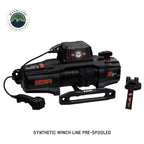 SCAR 10P - 10,000 lb. Winch With Synthetic Rope and Wireless Remote Overland Vehicle Systems-4x4 Mega Store