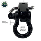 Receiver Hitch D-Ring Receiver Mount Recovery Shackle Overland Vehicle Systems-4x4 Mega Store